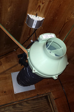 Avfuktning för vind genom styrd ventilation